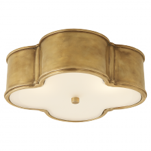 Visual Comfort and Co. Signature Collection AH 4015NB-FG - Basil 17" Flush Mount
