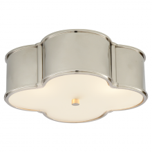 Visual Comfort and Co. Signature Collection AH 4015PN-FG - Basil 17" Flush Mount