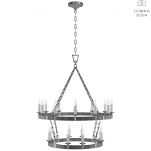 Visual Comfort and Co. Signature Collection CHC 5878AI/NRT - Darlana Medium Two Tier Chandelier