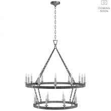 Visual Comfort and Co. Signature Collection CHC 5880AI/NRT - Darlana Large Two Tier Chandelier