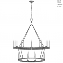 Visual Comfort and Co. Signature Collection CHC 5882AI/NRT - Darlana Extra Large Two Tier Chandelier