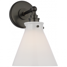 Visual Comfort and Co. Signature Collection CHD 2527BZ-WG - Parkington Small Single Wall Light