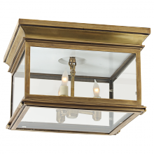 Visual Comfort and Co. Signature Collection CHO 4311AB-CG - Club Large Square Flush Mount
