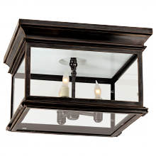 Visual Comfort and Co. Signature Collection CHO 4311BZ-CG - Club Large Square Flush Mount