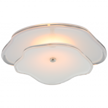 Visual Comfort and Co. Signature Collection KS 2064PN-CRE - Leighton 14" Layered Flush Mount