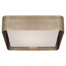 Visual Comfort and Co. Signature Collection KW 4061AB-CDG - Precision Large Square Flush Mount
