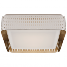 Visual Comfort and Co. Signature Collection KW 4062PN-WG - Precision 12.5" Square Flush Mount