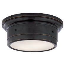 Visual Comfort and Co. Signature Collection SS 4015BZ-WG - Siena Small Flush Mount