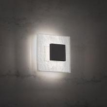 Schonbek Beyond BWS70208-BK - Fragment 8in LED 3000K/3500K/4000K 120V-277V Wall Sconce in Black with Clear Optic Crystal
