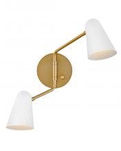 Lark by Hinkley 83542LCB-MW - Large Two Light Sconce