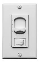 Matthews Fan Company AT-ME-WC - Decora-style 3-speed wall control in White for Atlas Wall Fans.
