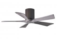 Matthews Fan Company IR5H-TB-BW-42 - Irene-5H five-blade flush mount paddle fan in Textured Bronze finish with 42” solid barn wood to