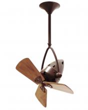 Matthews Fan Company JD-BZZT-WD - Jarold Direcional ceiling fan in Bronzette finish with solid sustainable mahogany wood blades.