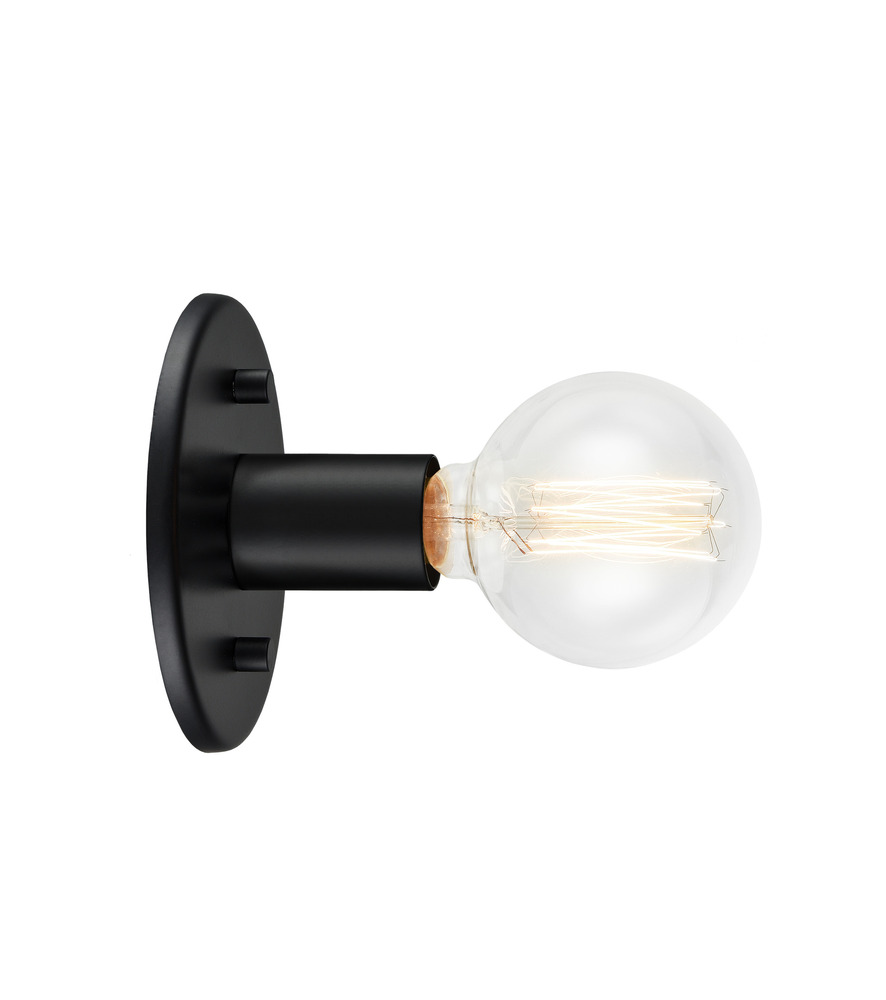 Kasa Black Wall Sconce/Ceiling Mount