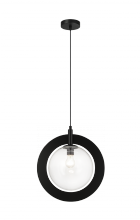 Matteo Lighting C80711BKCL - Astro Black Pendant