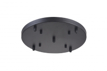 Matteo Lighting CP0105BK - Multi Ceiling Canopy (line Voltage) Black Canopy