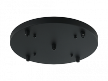 Matteo Lighting CP0105MB - Multi Ceiling Canopy Matte Black Canopy