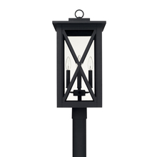 Capital Lighting 926643BK - 4 Light Outdoor Post Lantern