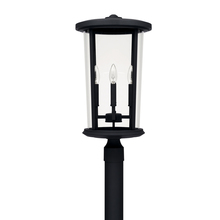 Capital Lighting 926743BK - 4 Light Outdoor Post Lantern