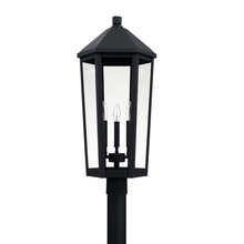 Capital Lighting 926934BK - 3 Light Outdoor Post Lantern