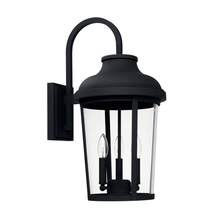 Capital Lighting 927031BK - 3 Light Outdoor Wall Lantern
