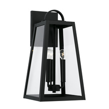 Capital Lighting 943732BK - 3 Light Outdoor Wall Lantern