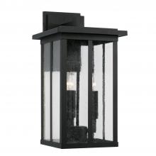 Capital Lighting 943832BK - 3 Light Outdoor Wall Lantern