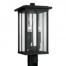 Capital Lighting 943835BK - 3 Light Outdoor Post Lantern