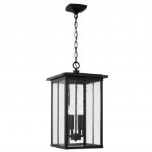 Capital Lighting 943844BK - 4 Light Outdoor Hanging Lantern