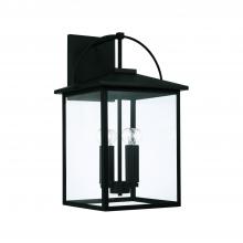 Capital Lighting 948041BK - 4 Light Outdoor Wall Lantern