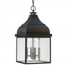 Capital Lighting 9646OB - 4 Light Outdoor Hanging Lantern