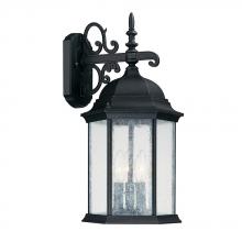 Capital Lighting 9834BK - 3 Light Outdoor Wall Lantern