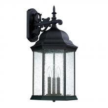 Capital Lighting 9838BK - 3 Light Outdoor Wall Lantern