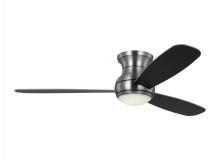 Generation Lighting Seagull 3OBSHR52BSD - Orbis 52 Inch Indoor/Outdoor Integrated LED Dimmable Hugger Ceiling Fan