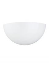Generation Lighting Seagull 4138-15 - Edla traditional 1-light indoor dimmable bath vanity wall sconce in white finish with white plastic
