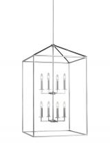 Generation Lighting Seagull 5315008-05 - Perryton transitional 8-light indoor dimmable extra large ceiling pendant hanging chandelier light i