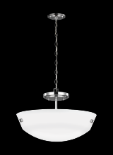 Generation Lighting Seagull 7715202-05 - Two Light Semi-Flush Convertible Pendant