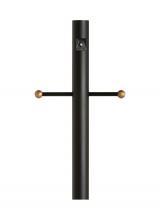 Generation Lighting Seagull 8114-12 - Outdoor Posts traditional -light outdoor exterior aluminum post with ladder rest and photo cell in b