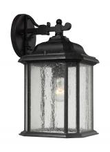 Generation Lighting Seagull 84031-746 - Kent traditional 1-light outdoor exterior large wall lantern sconce in oxford bronze finish with cle