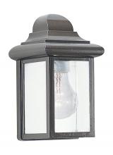 Generation Lighting Seagull 8588-10 - Mullberry Hill traditional 1-light outdoor exterior wall lantern sconce in bronze finish with clear