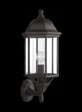 Generation Lighting Seagull 8638701-71 - Sevier traditional 1-light outdoor exterior large uplight outdoor wall lantern sconce in antique bro