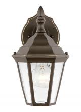 Generation Lighting Seagull 88937-71 - Bakersville traditional 1-light outdoor exterior small wall lantern sconce in antique bronze finish