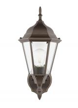 Generation Lighting Seagull 88941-71 - Bakersville traditional 1-light outdoor exterior wall lantern sconce in antique bronze finish with c