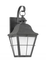Generation Lighting Seagull 89062-46 - Chatham traditional 1-light medium outdoor exterior wall lantern sconce in oxidized bronze finish wi