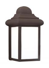 Generation Lighting Seagull 8988EN3-10 - Mullberry Hill traditional 1-light LED outdoor exterior wall lantern sconce in bronze finish with sm