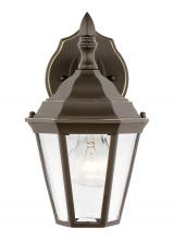 Generation Lighting Seagull 89937-71 - Bakersville traditional 1-light outdoor exterior small wall lantern sconce in antique bronze finish
