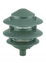 Generation Lighting Seagull 9226-95 - Landscape Lighting transitional 1-light outdoor exterior path in emerald green finish with clear gla