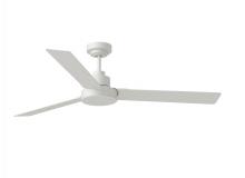 Generation Lighting Seagull 3JVR58RZW - Jovie 58" Indoor/Outdoor Matte White Ceiling Fan with Handheld / Wall Mountable Remote Control a