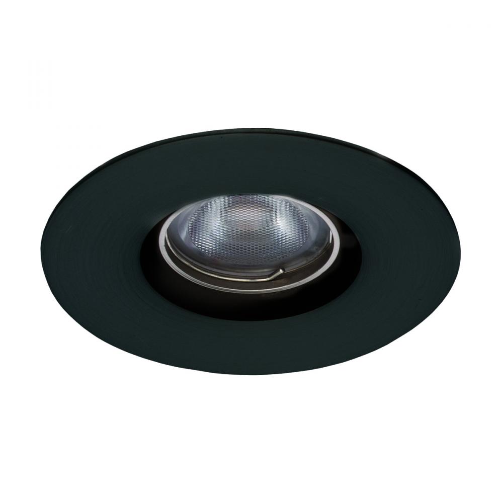 Ocularc 1.0 LED Round Open Adjustable Trim with Light Engine and New Construction or Remodel Housi