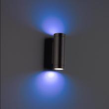 WAC Lighting 3911-CSBK - Smart Color Changing LED Landscape Wall Mount Cylinder